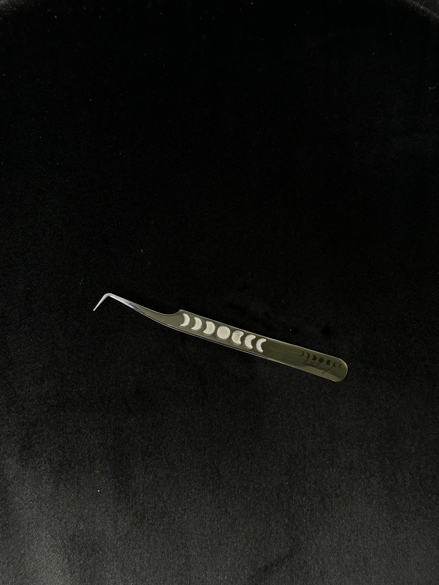 Silver moon phase fiber tip 90 degree( one time drop)