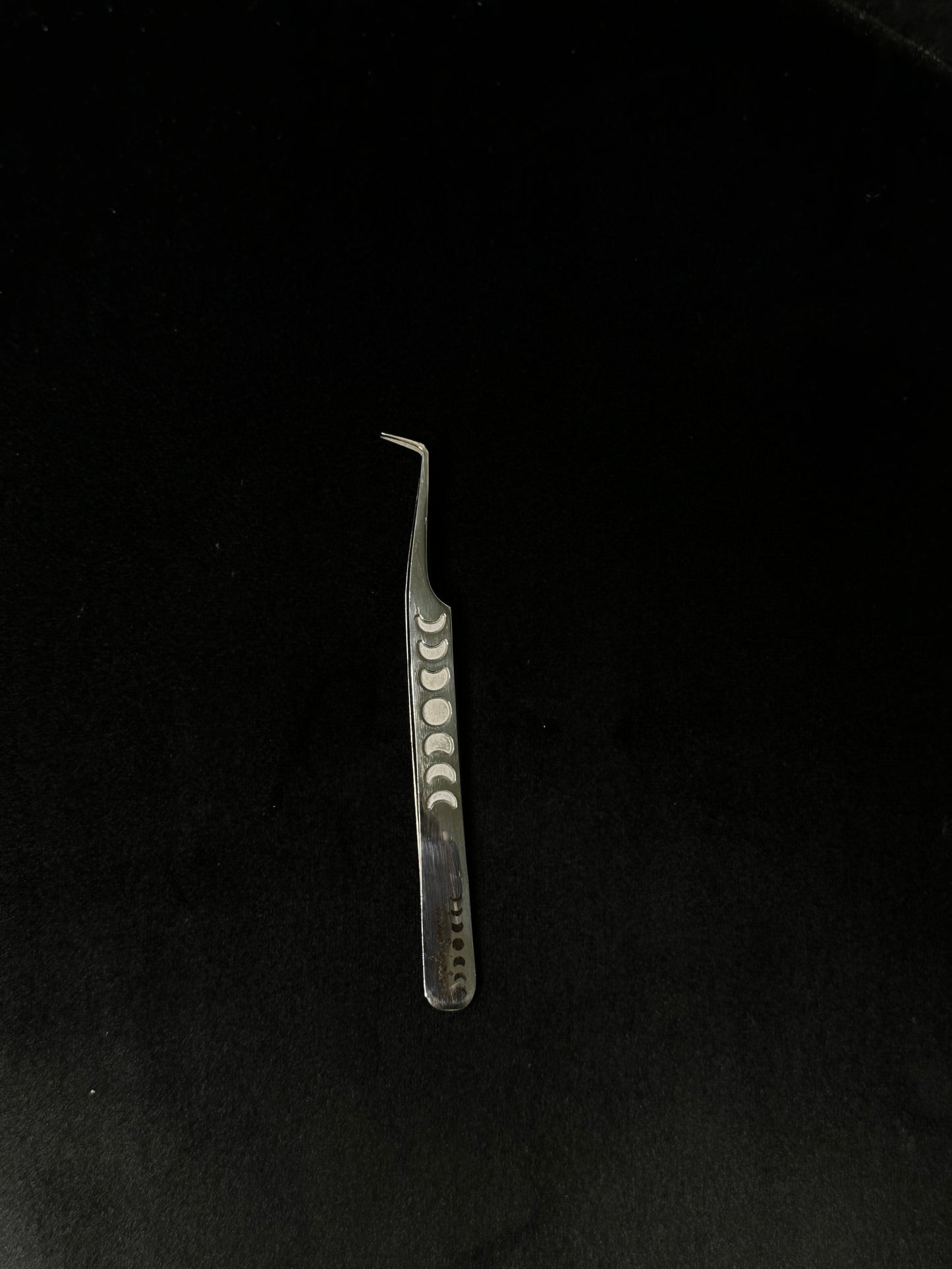 Silver moon phase fiber tip 90 degree( one time drop)